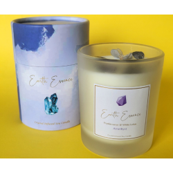 Crystal Soy Candle - Frankincense and White Lotus